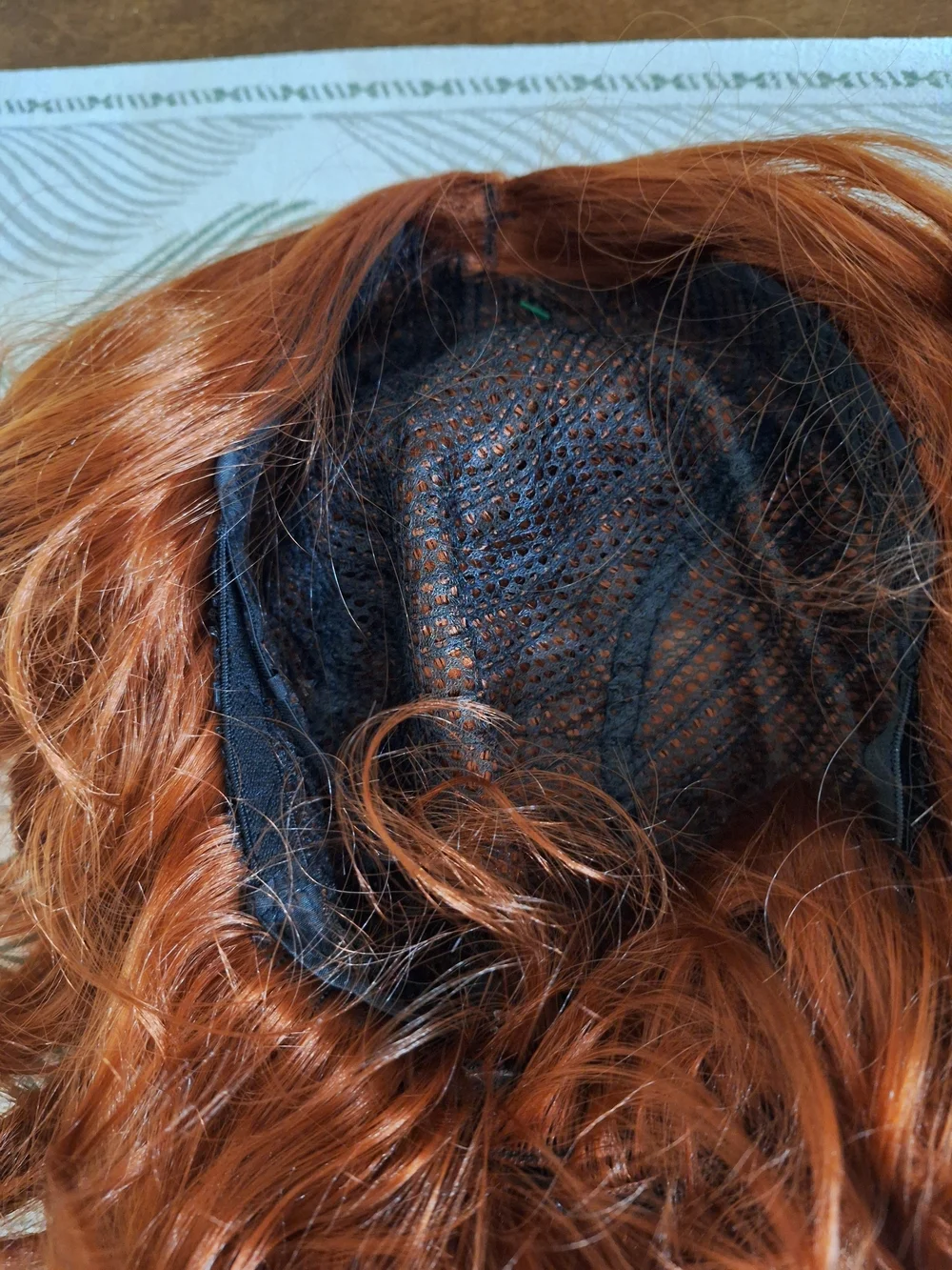 Red Copper Wavy Bob Synthetic Hair Wig - Women Hair